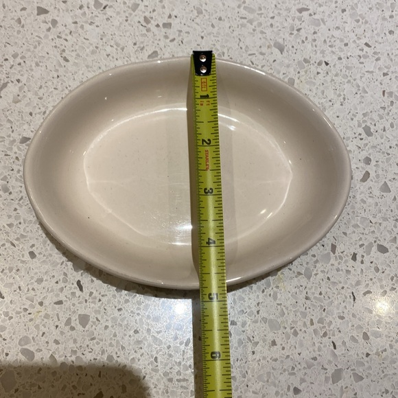 Rae Dunn PURRFECT Oval Cat Feeding Bowl - Picture 6 of 6